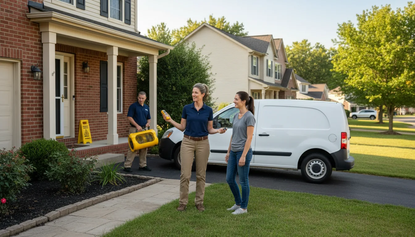 Residential water damage restoration in Arlington, VT